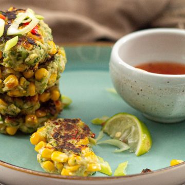 Easy Vegan Sweetcorn and Coconut Fritters