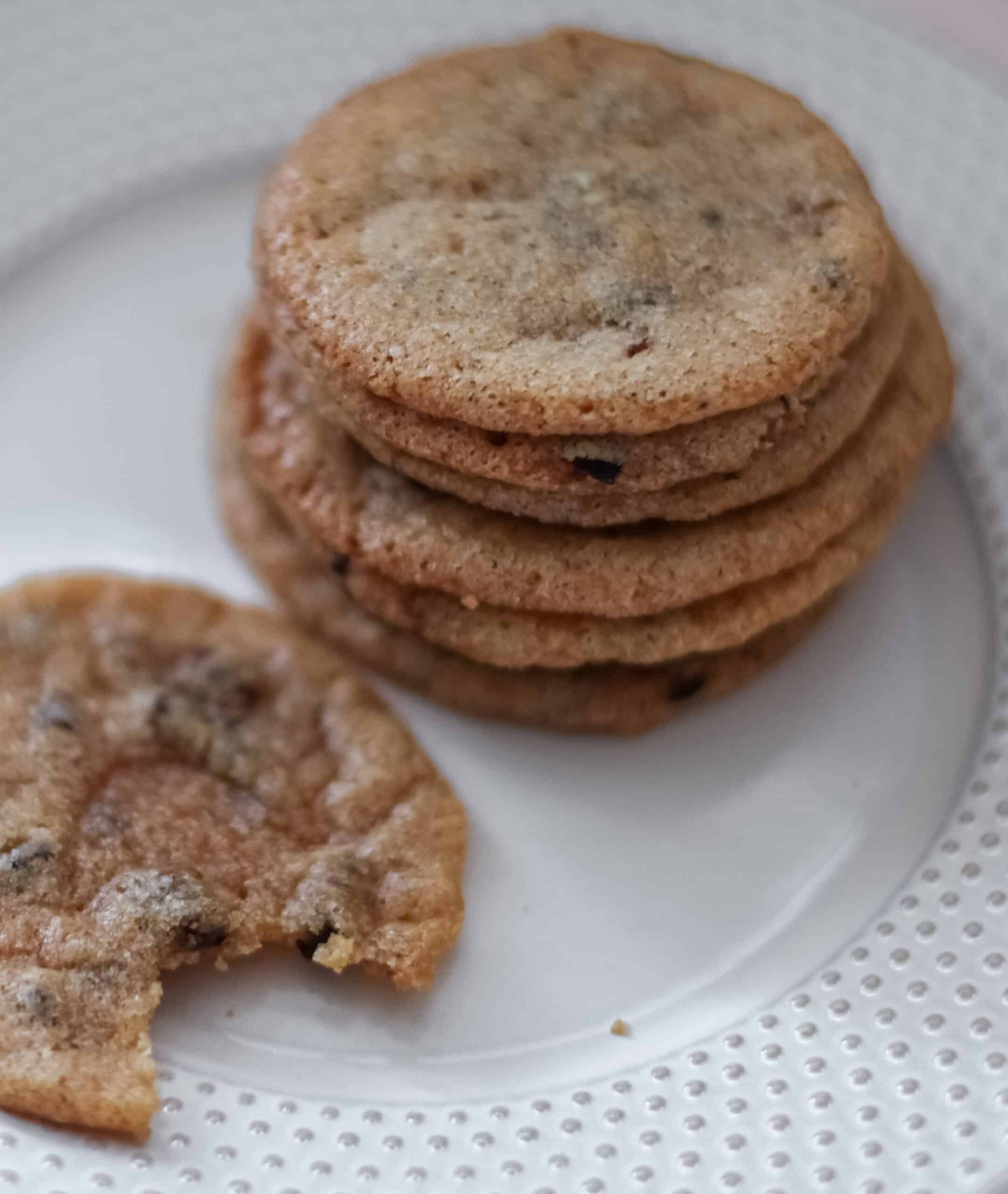 A stack of cookies.