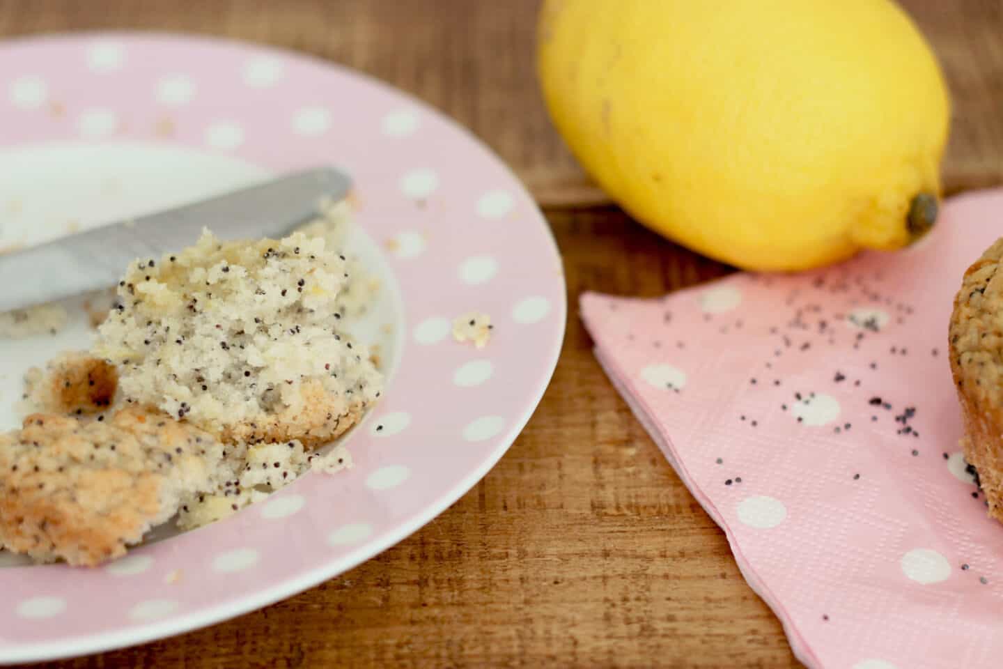 Vegan Lemon Poppyseed Muffins