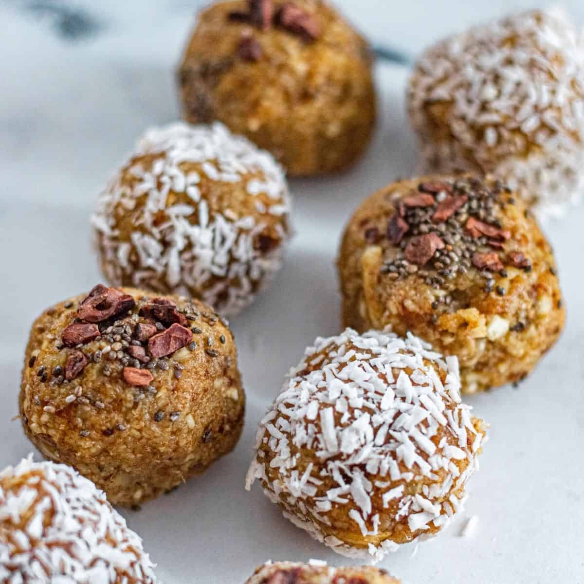 The Easiest and Best Raw Cashew Coconut Protein Balls Recipe