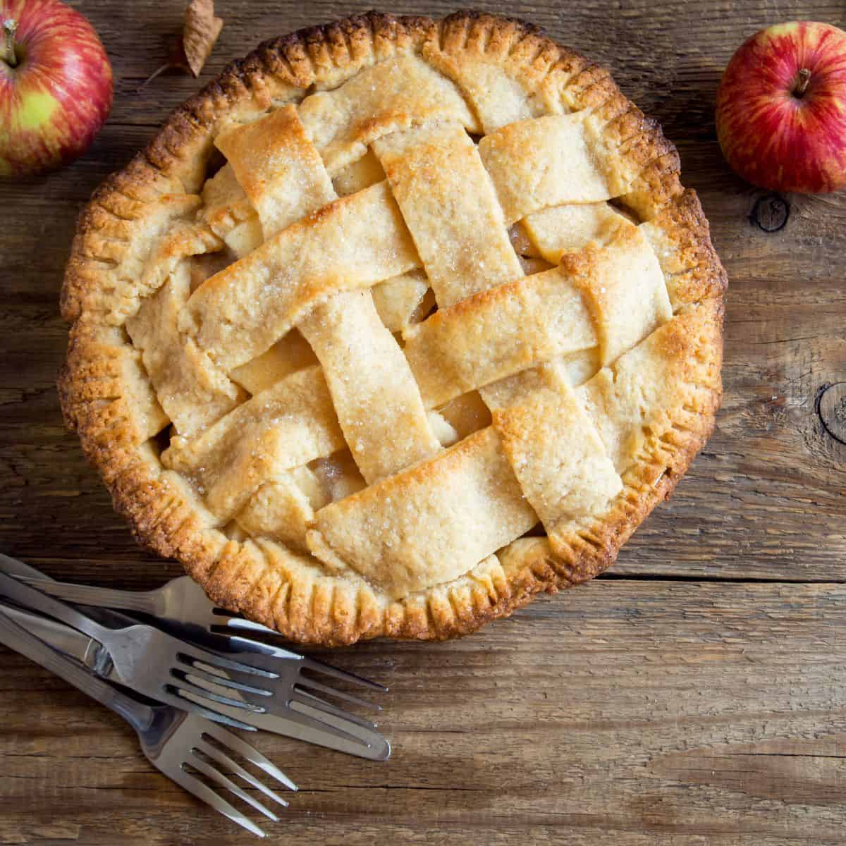 Apple Pie with lattice crust