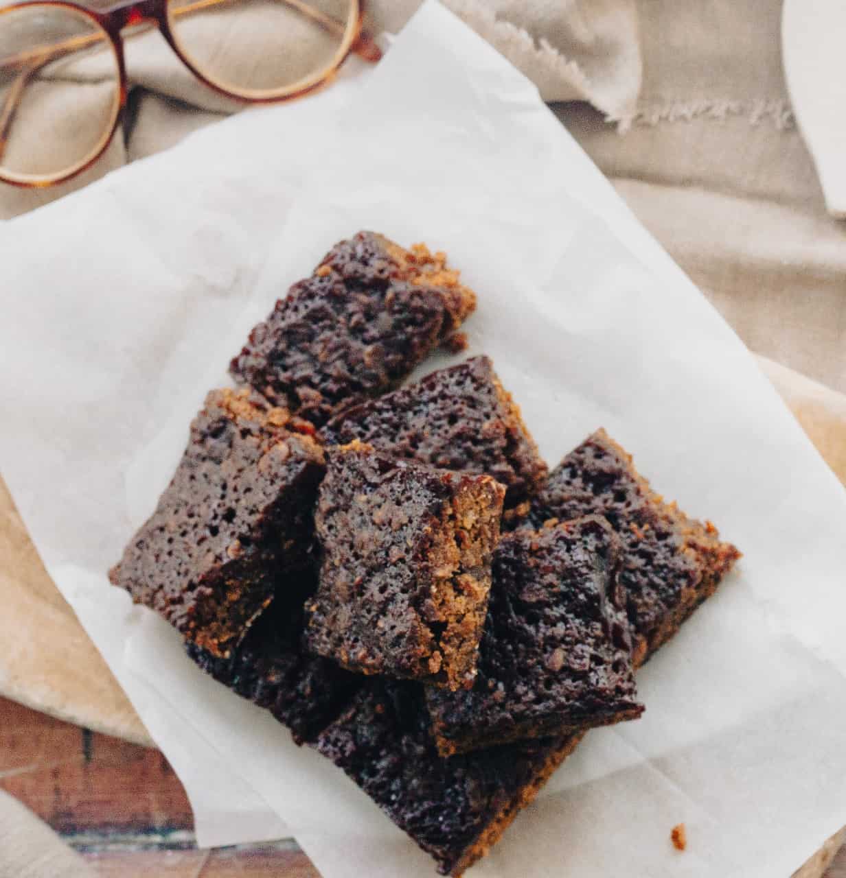 A pile of vegan parkin