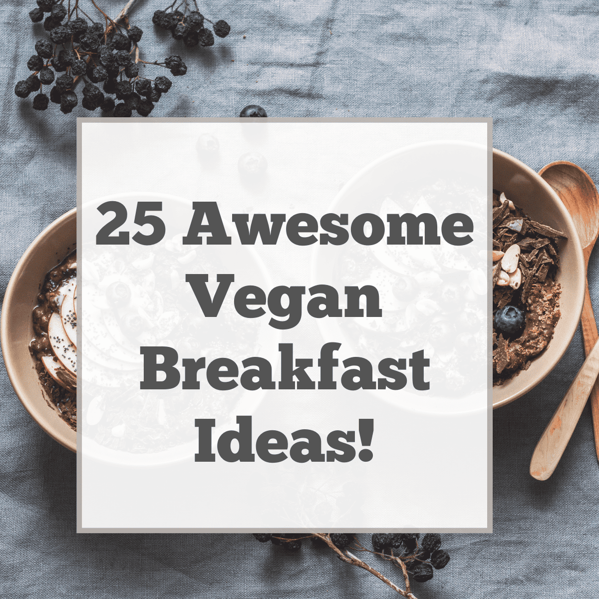 25 Awesome Vegan Breakfast Ideas!