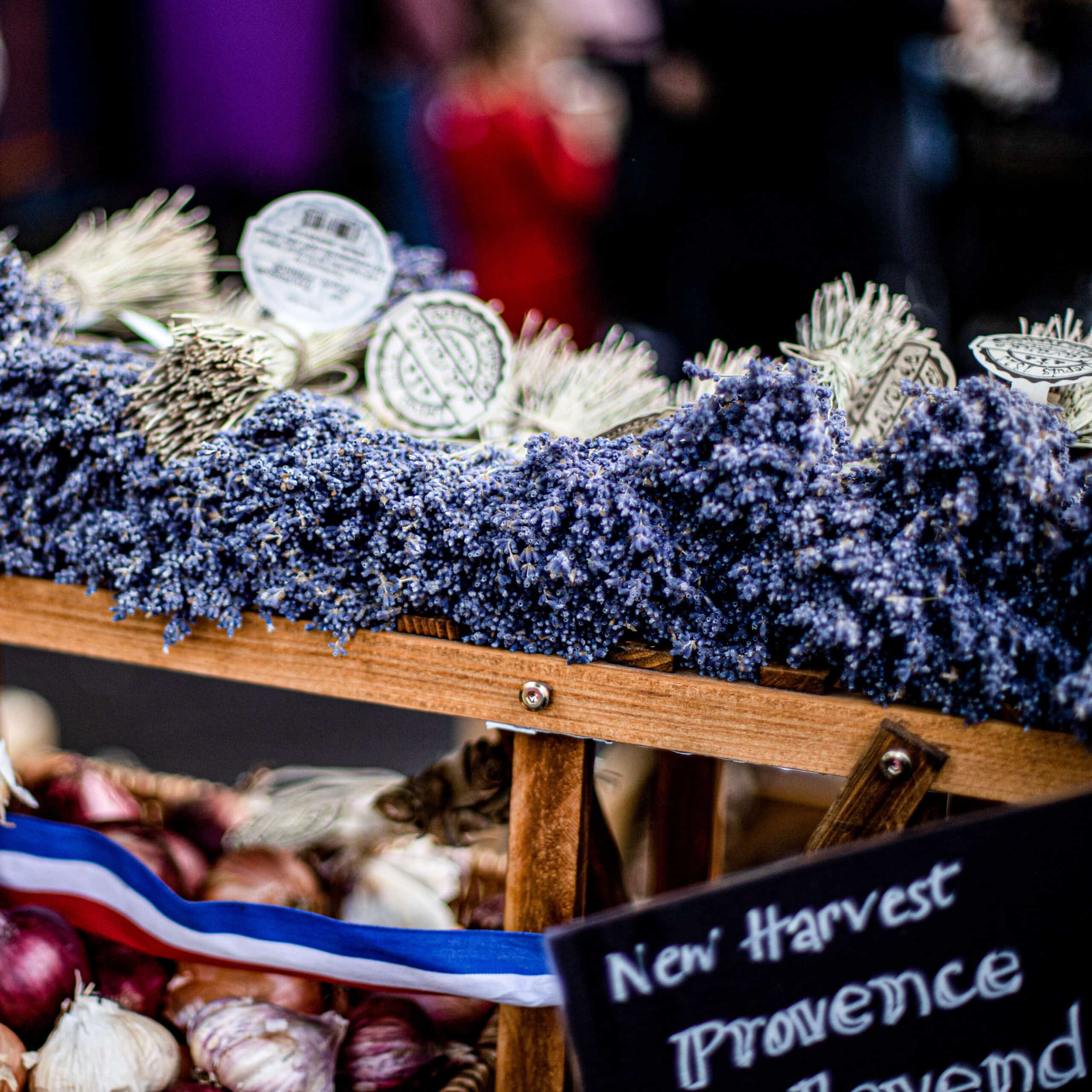 BUnches of lavender at Borough Market