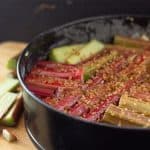 How to Make Vegan Rhubarb Cake
