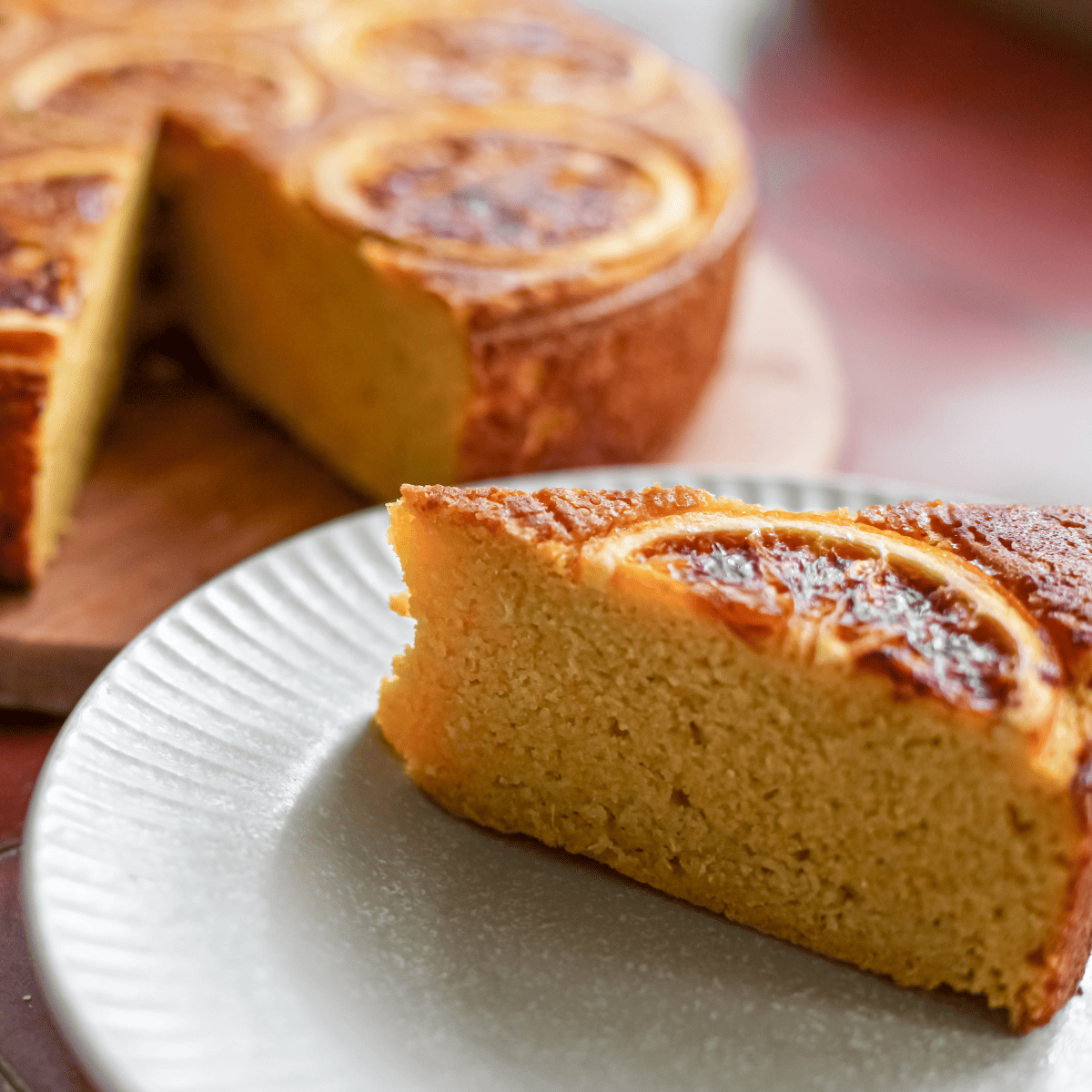 Easy Vegan Gluten Free Orange Polenta Cake