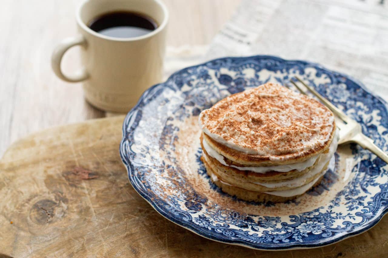 How to make easy vegan tiramisu pancakes