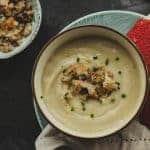 A bowl of Jerusalem Artichoke Soup