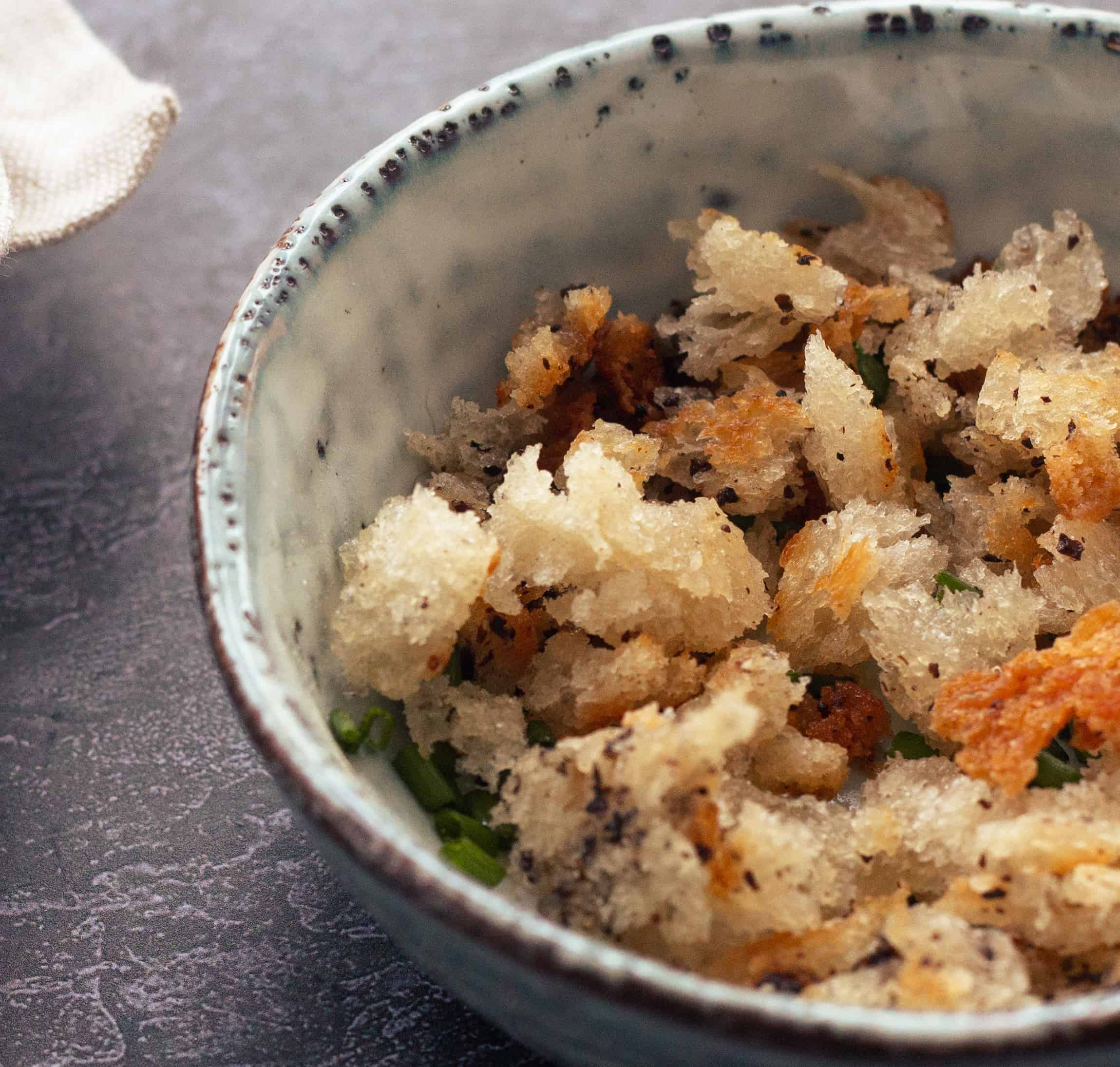 Truffled Crouton Crumbles