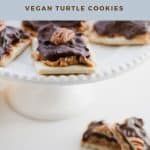 How to make vegan Turtle Cookies
