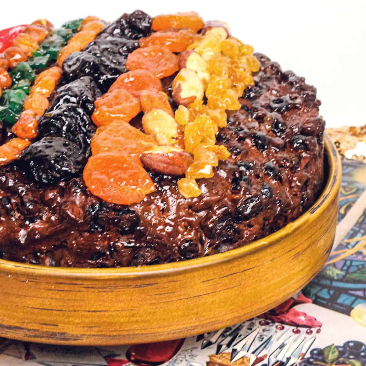 Best Vegan Fruitcake (or Christmas Cake) recipe ever