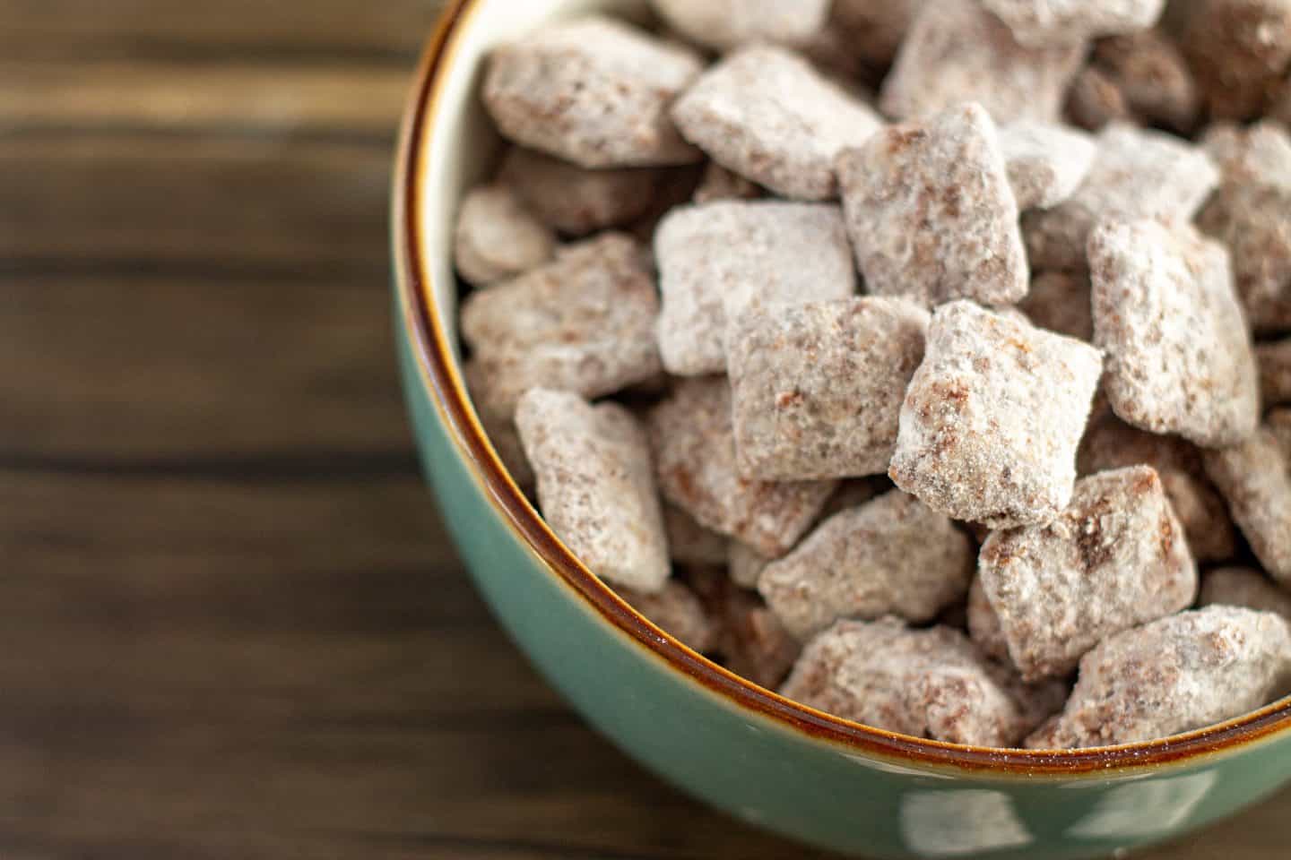 A bowl of vegan puppy chow
