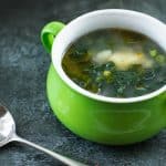 Bowl of Caldo Verde Soup