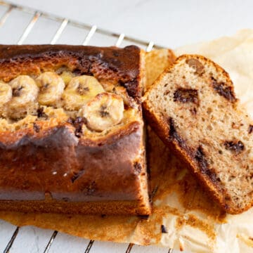 A loaf of banana bread