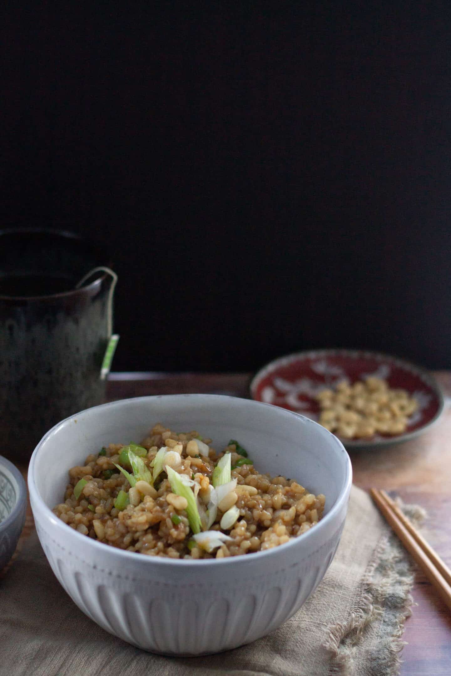 A bowl of Japanese Brown Rice