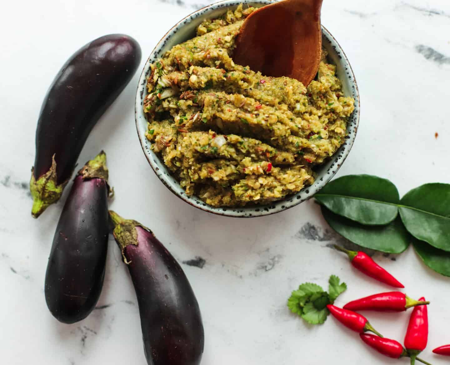 A bowl of thai green curry paste