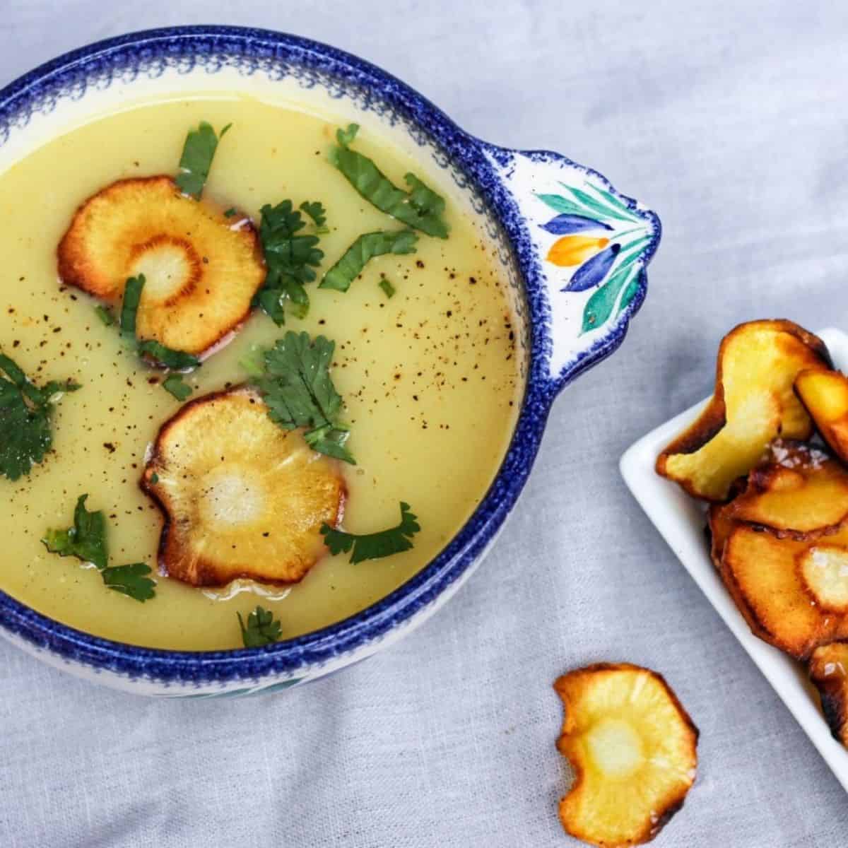 Vegan Spiced Parsnip Soup