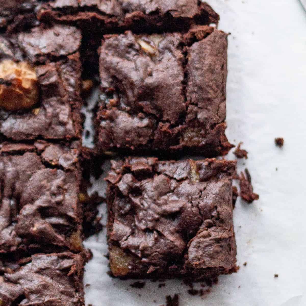 Chocolate walnut and pear Brownies