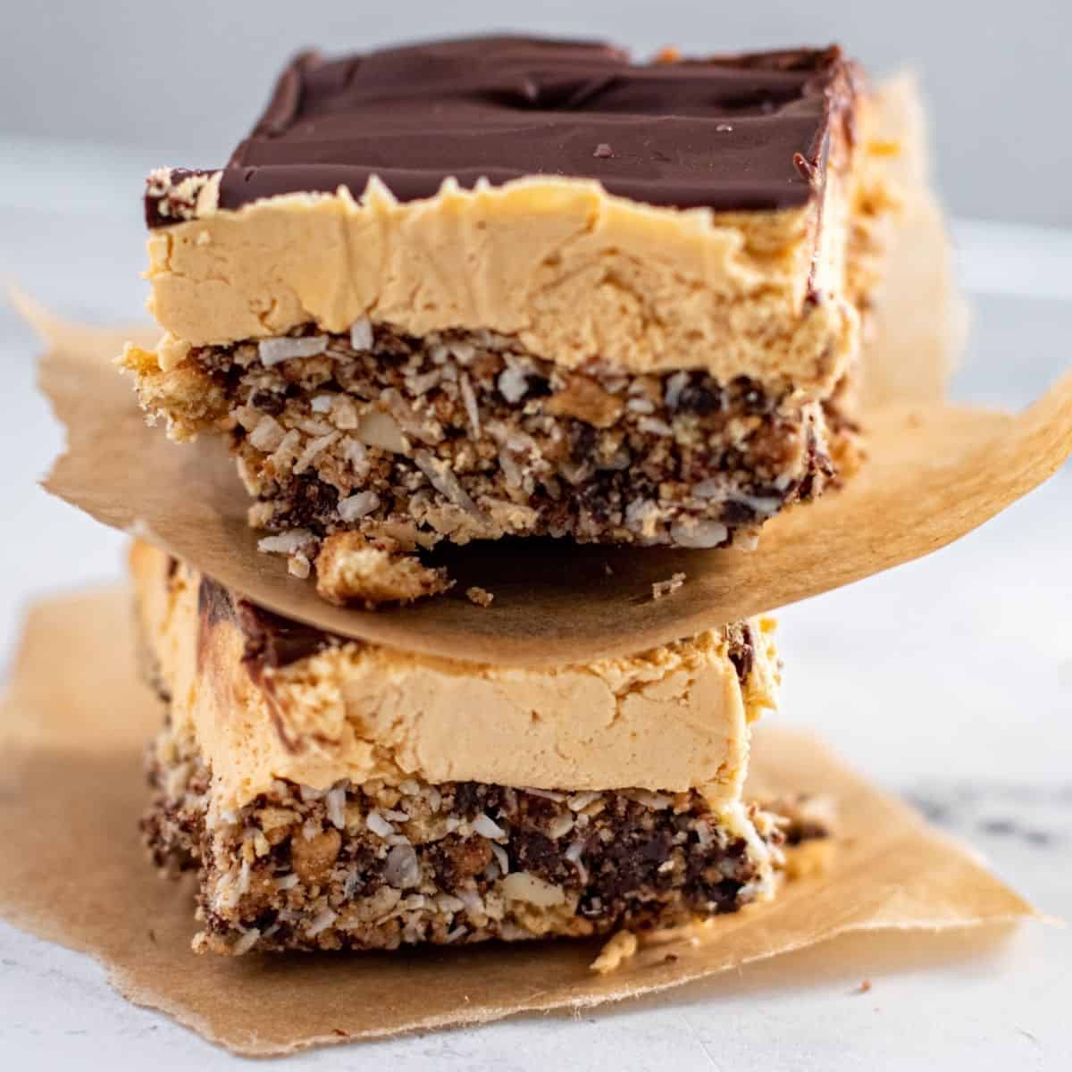 The Best and Easiest Vegan Nanaimo Bars Recipe No Bake! Sweeter Than Oats