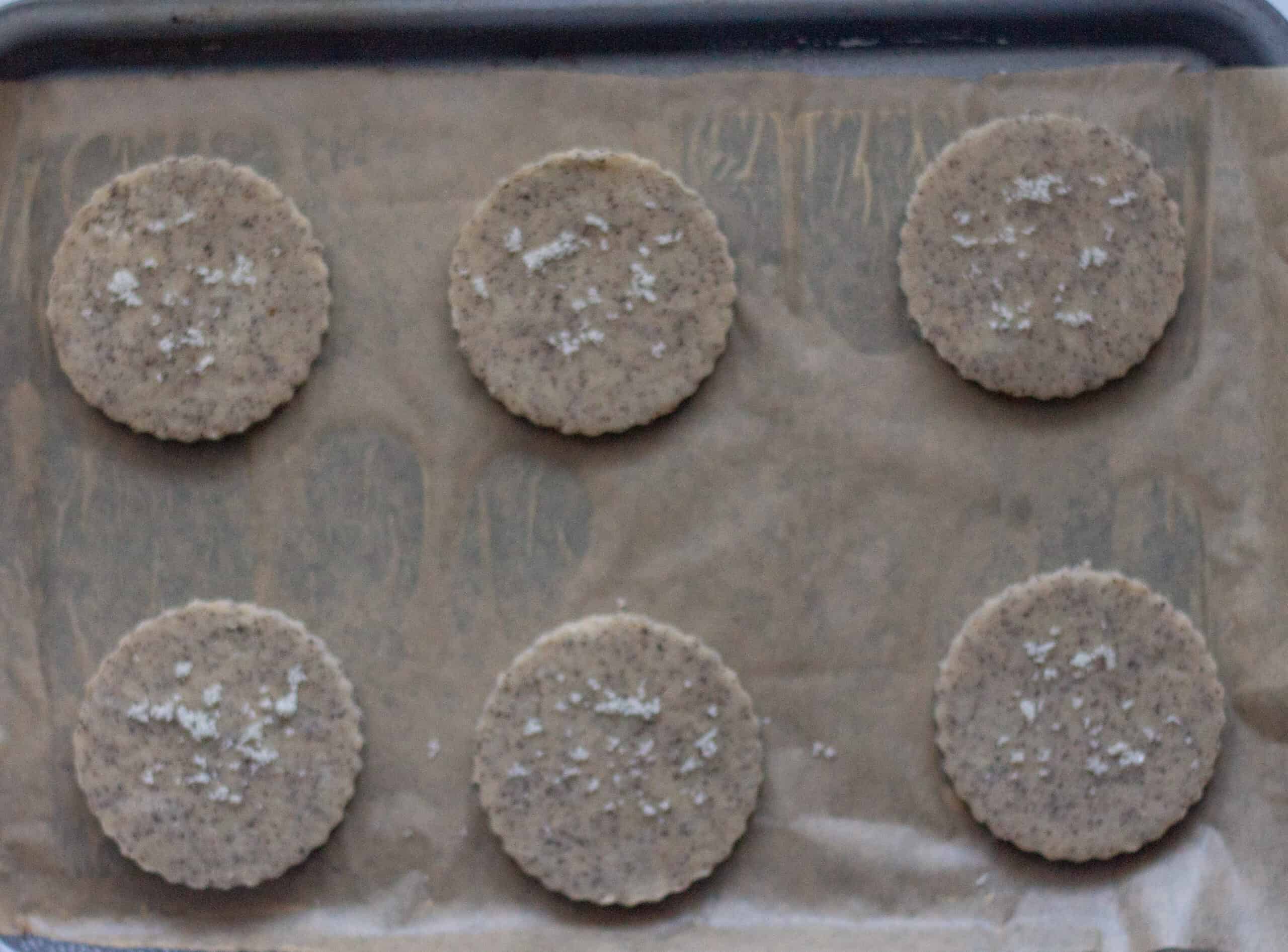 Cut out cookies ready to be baked