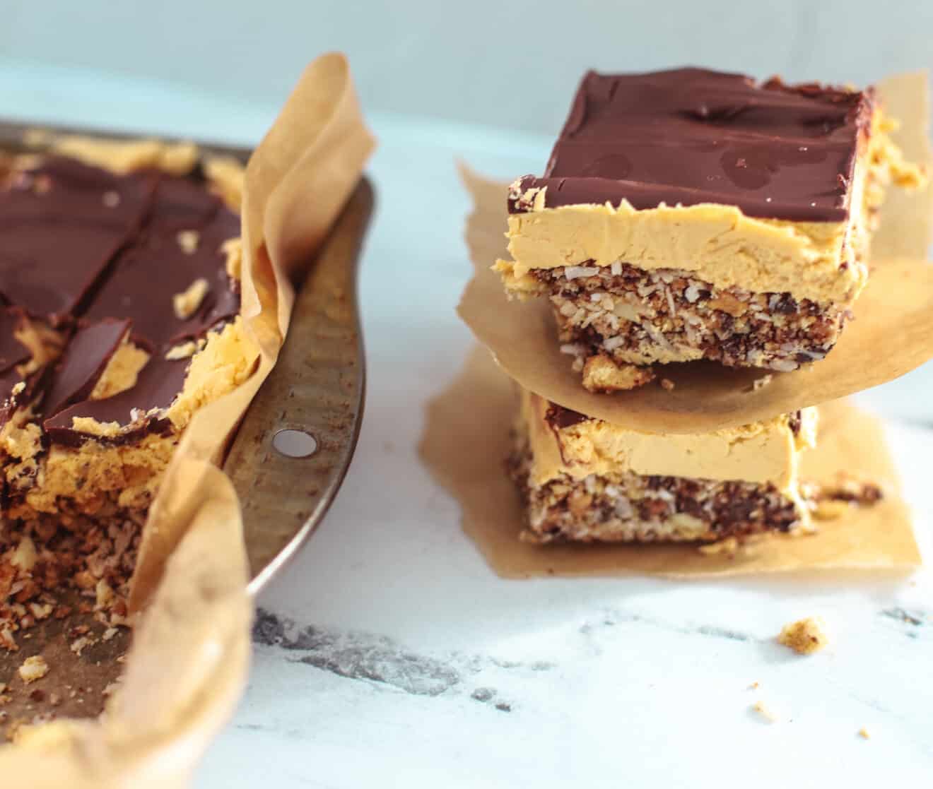The Best and Easiest Vegan Nanaimo Bars Recipe No Bake! Sweeter Than Oats