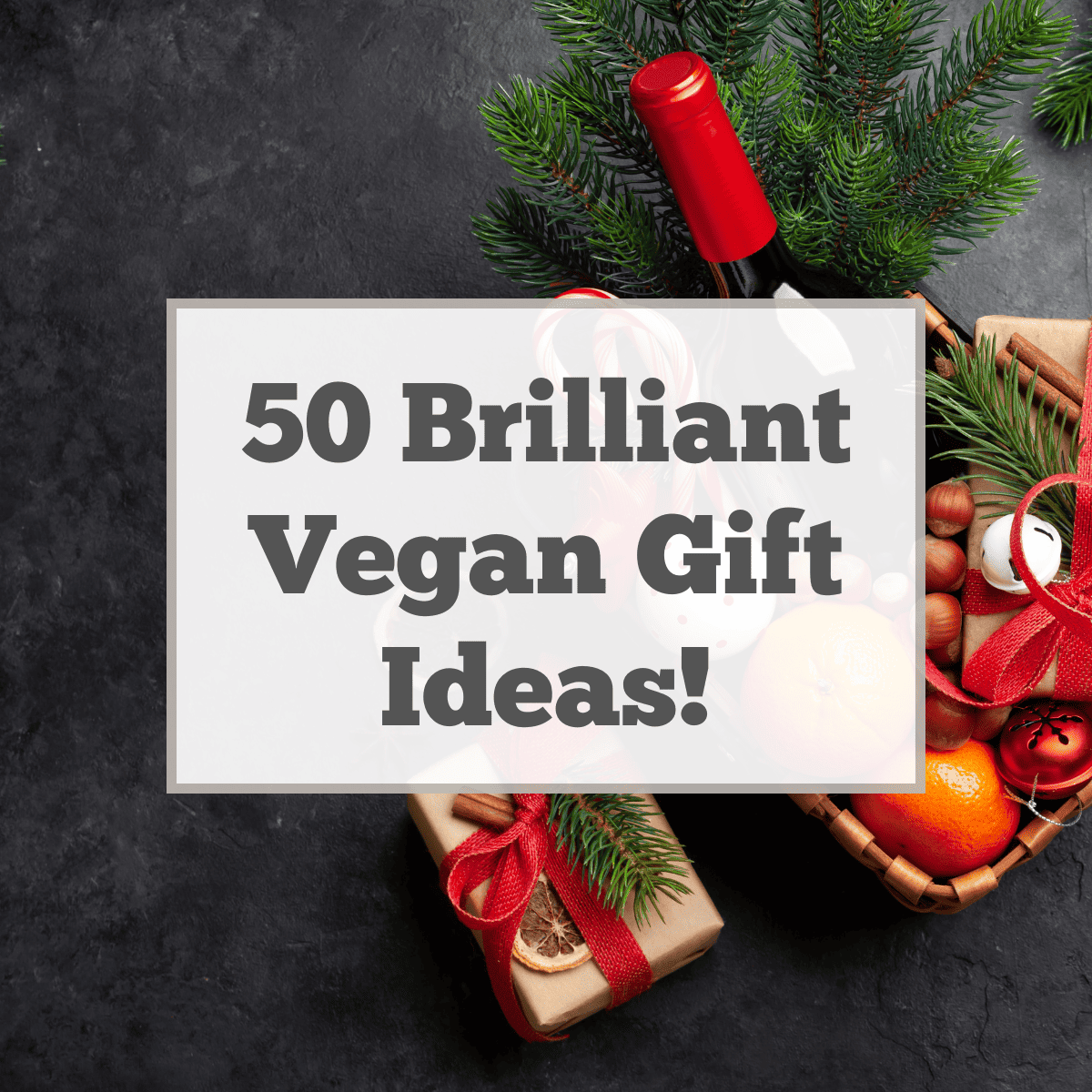 50 vegan gift ideas featured image.
