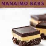Vegan Nanaimo Bars pin