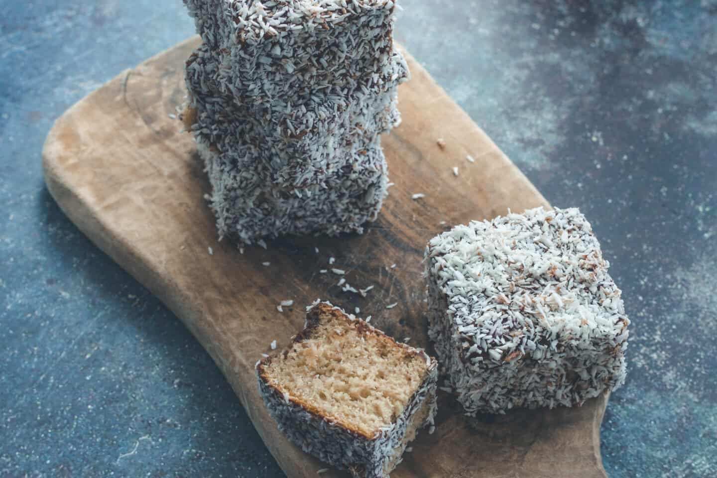 Lamingtons ready to eat