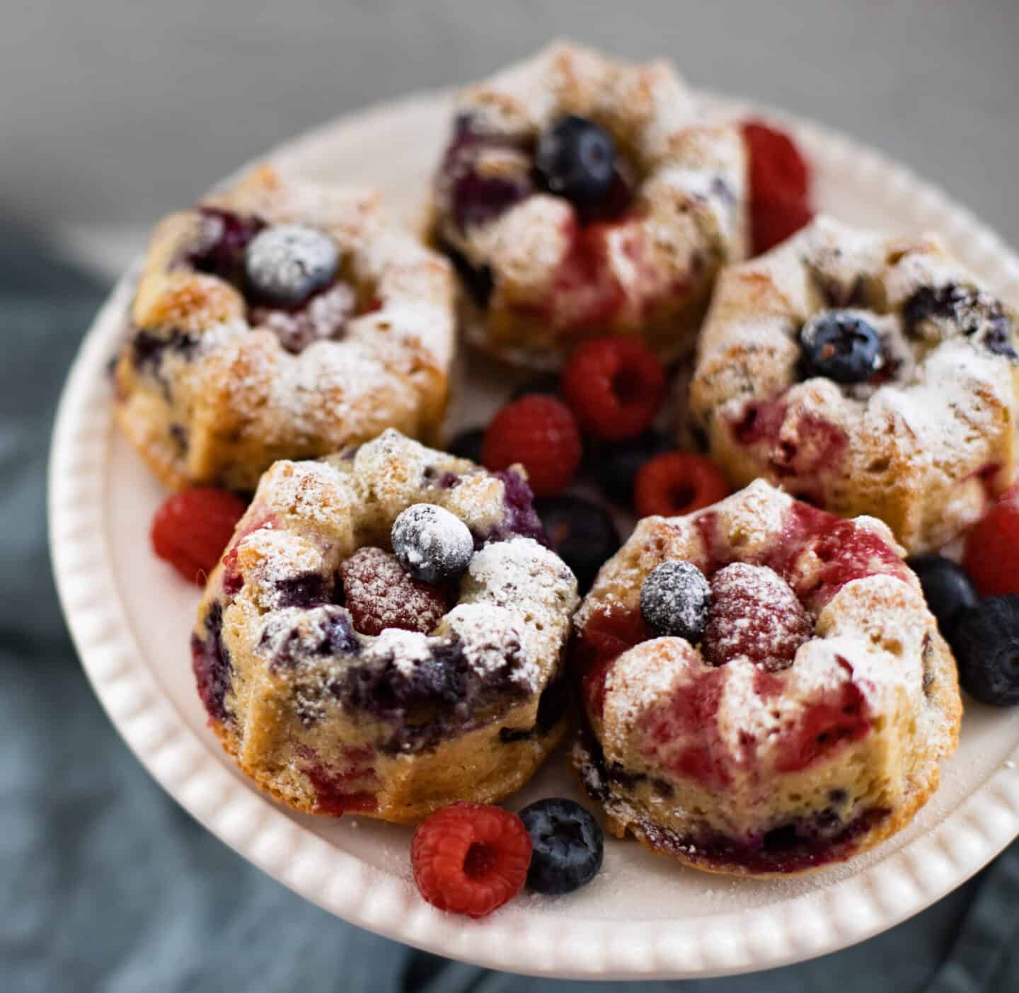 Vegan Berry Bundt Cake Recipe