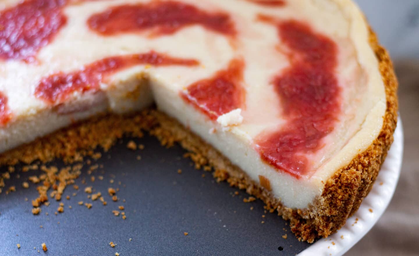 Easy Vegan Baked Cheesecake