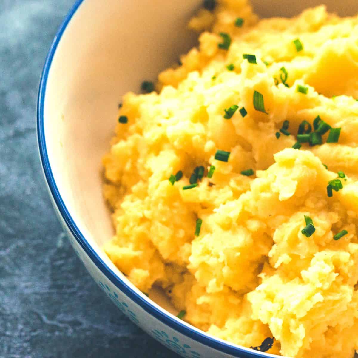 Mashed Potato sprinkled with chives
