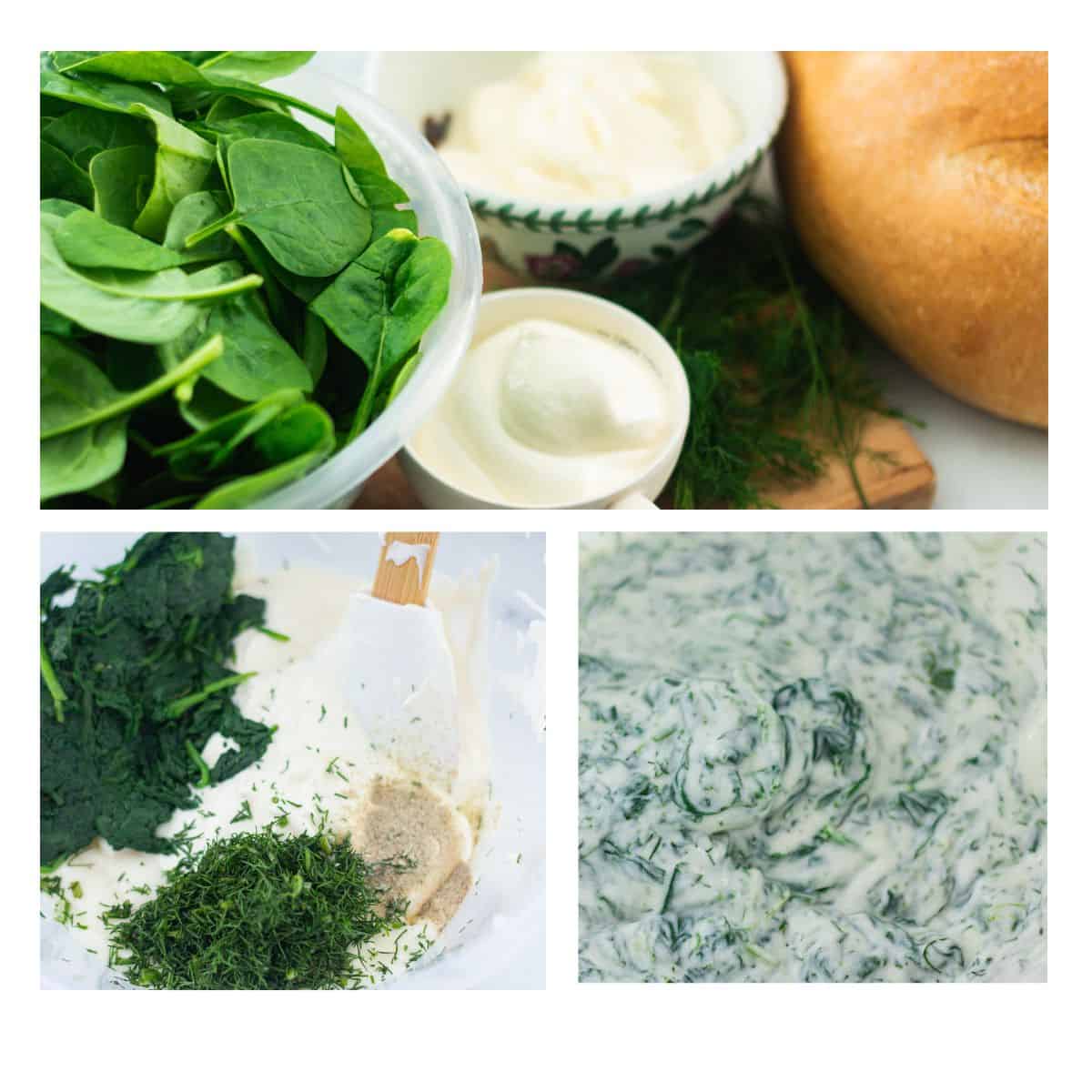 Spinach Dip Method