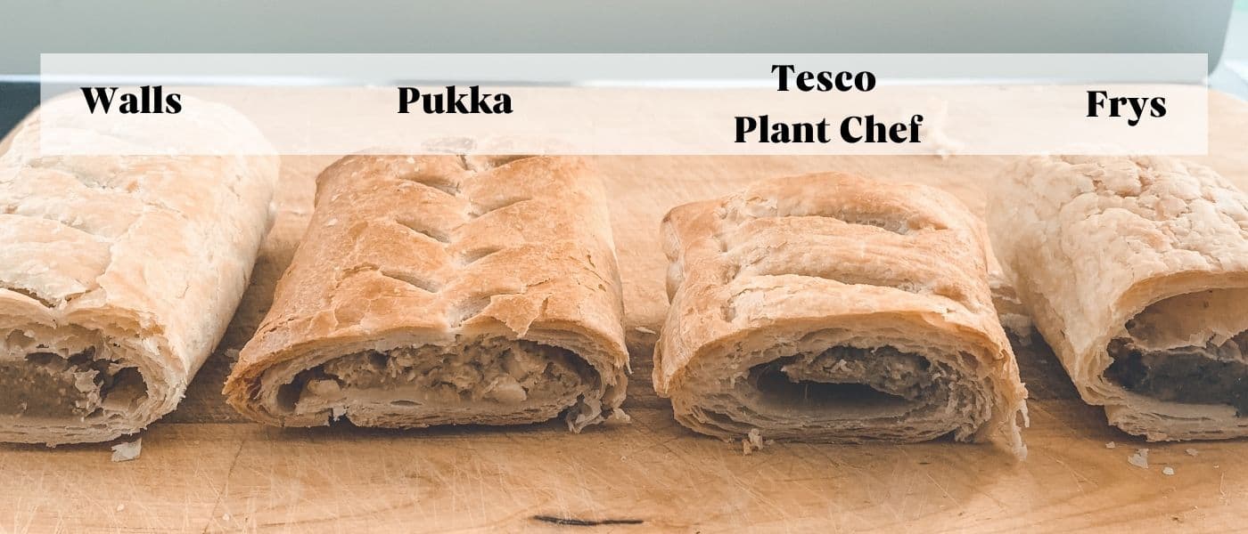 Vegan Sausage roll taste test