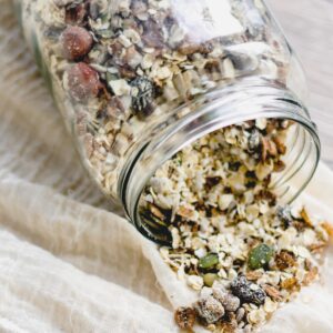 Muesli in a jar