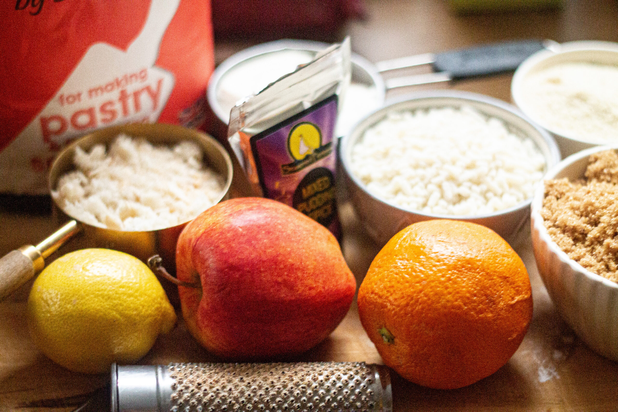 INgredients for Xmas Pudding