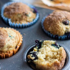 Easy Vegan Blueberry Muffins