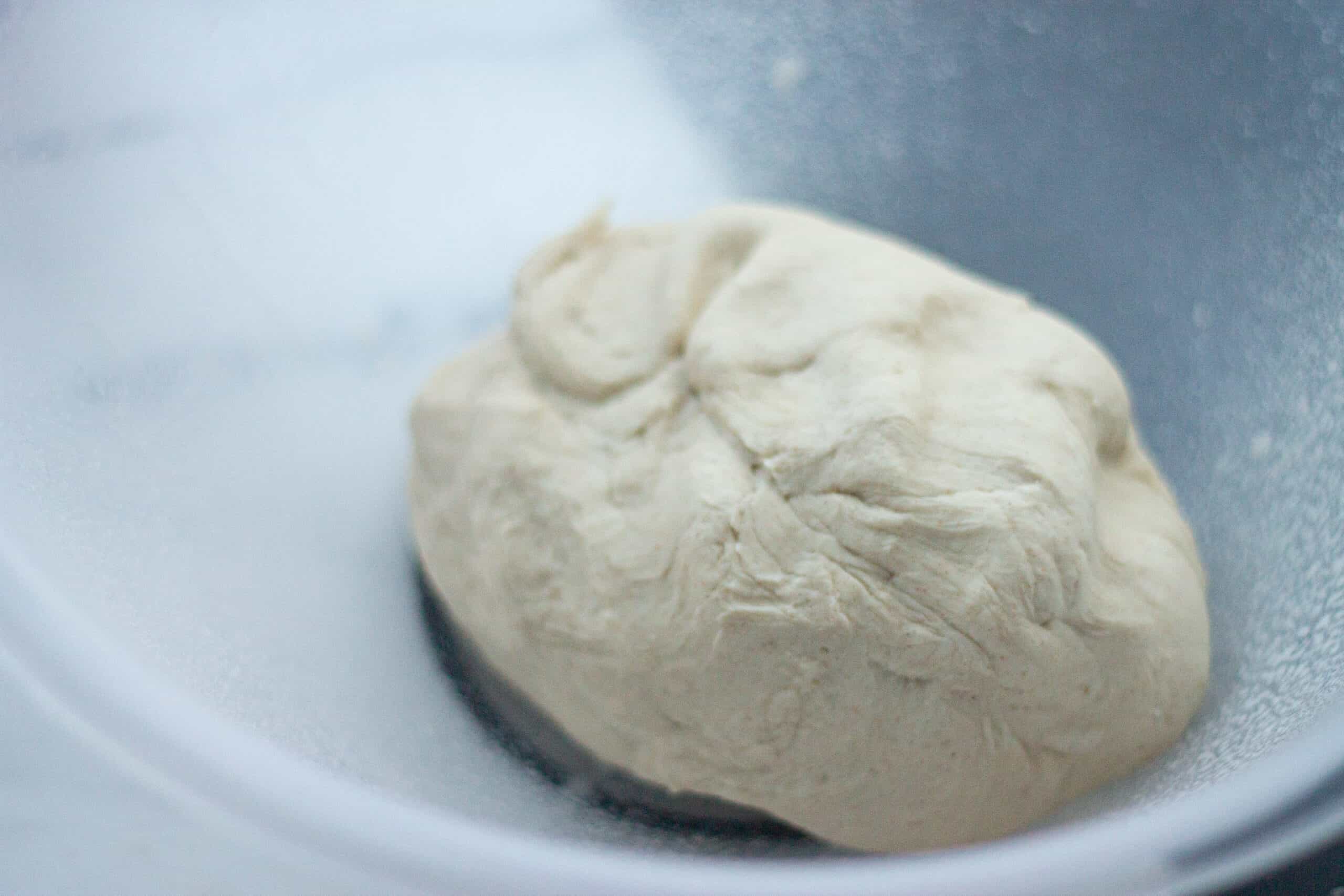 Leave the dough to rise for at least an hour