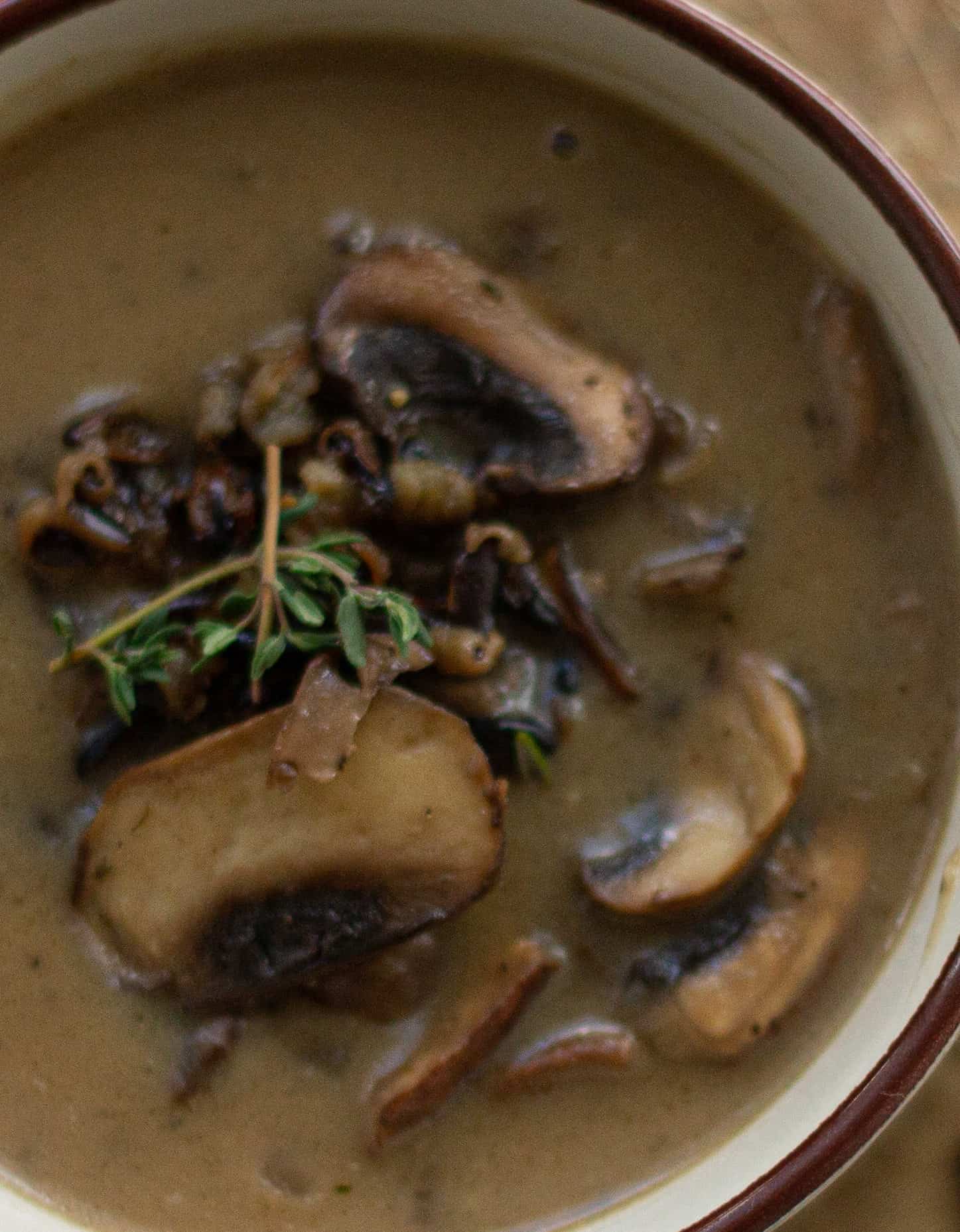 Wild Rice Mushroom Soup