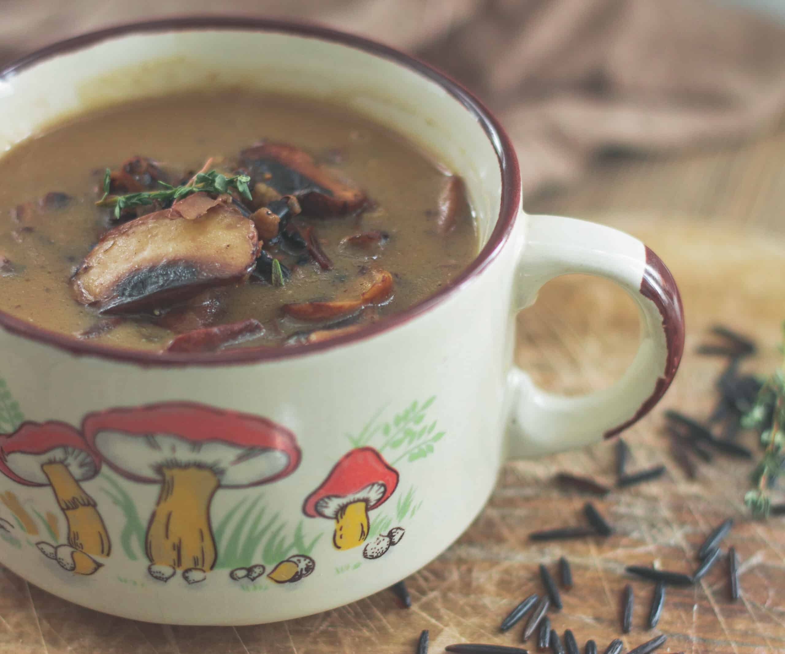 Wild Rice Mushroom Soup