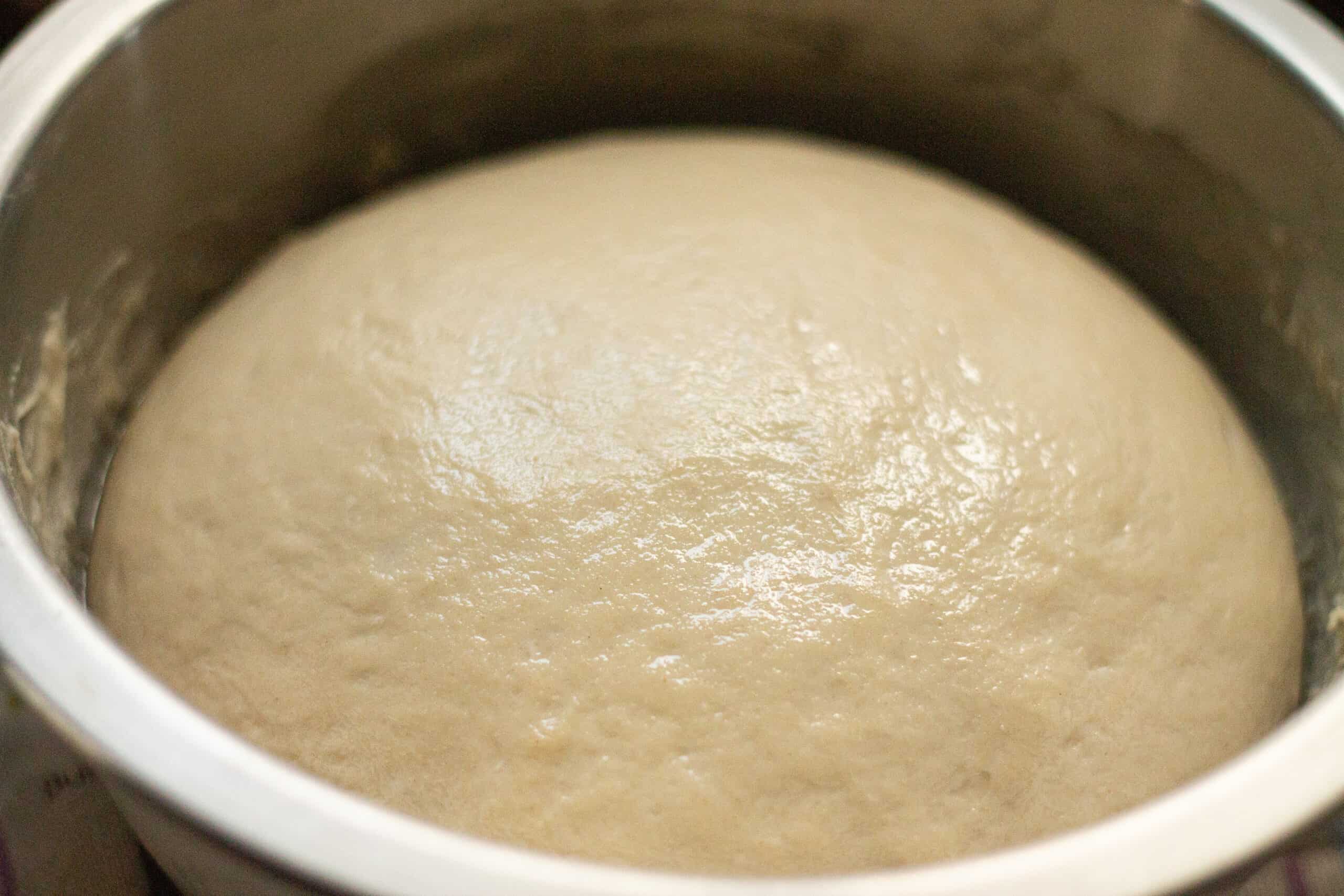 Risen dough