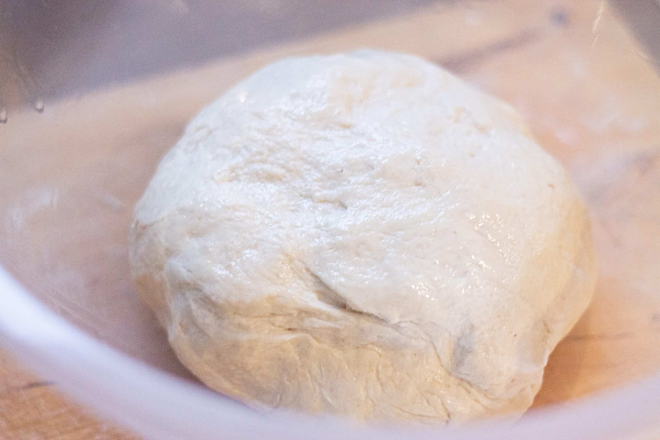 Ball of pizza dough