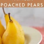 Poached Pears pin