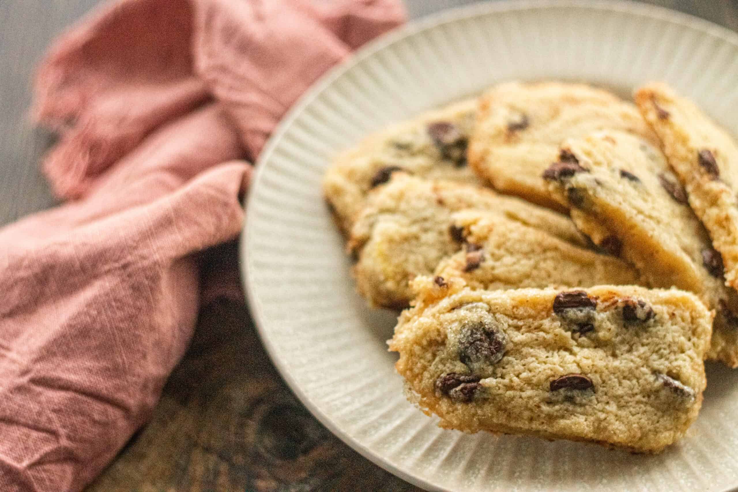 Sourdough Cookies on a plate