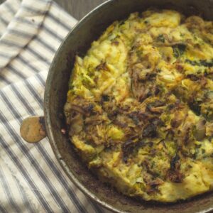 Bubble and Squeak in a large pan