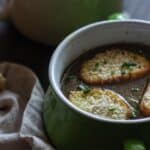 French Onion Soup in a bowl