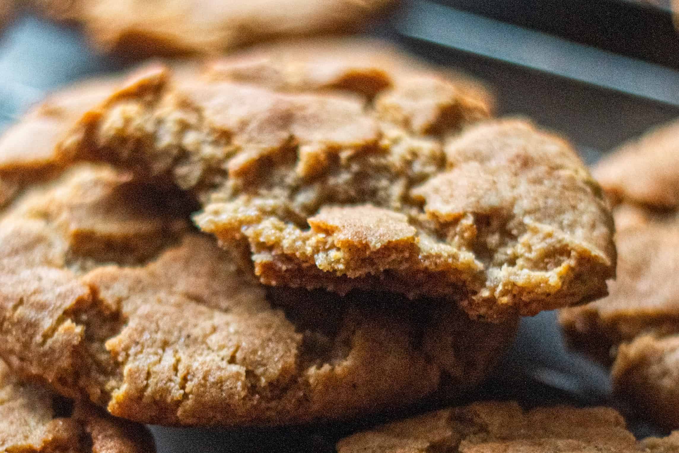Baked ginger cookies