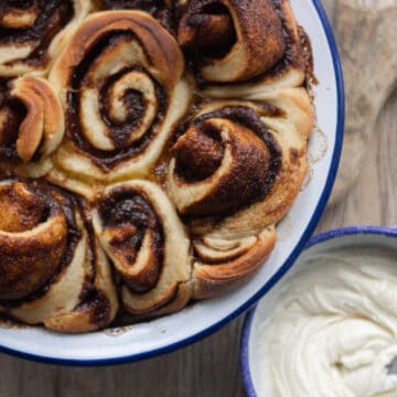 Cinnamon Rolls before icing