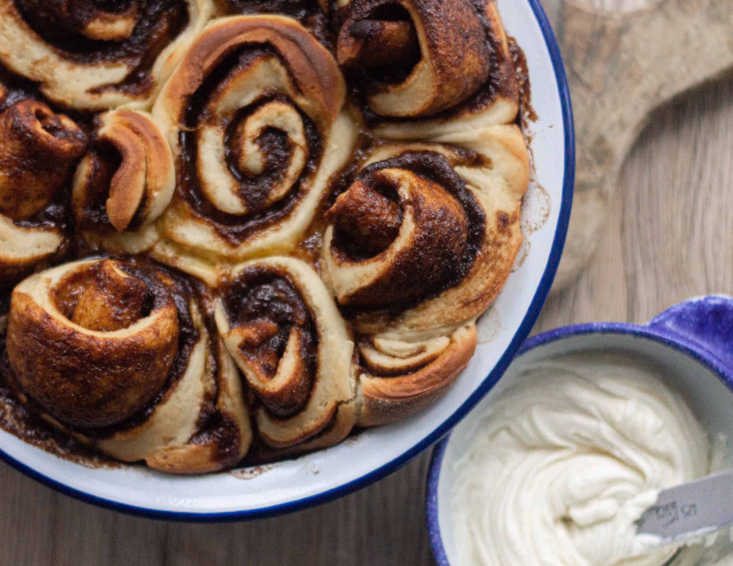 Cinnamon Rolls before icing