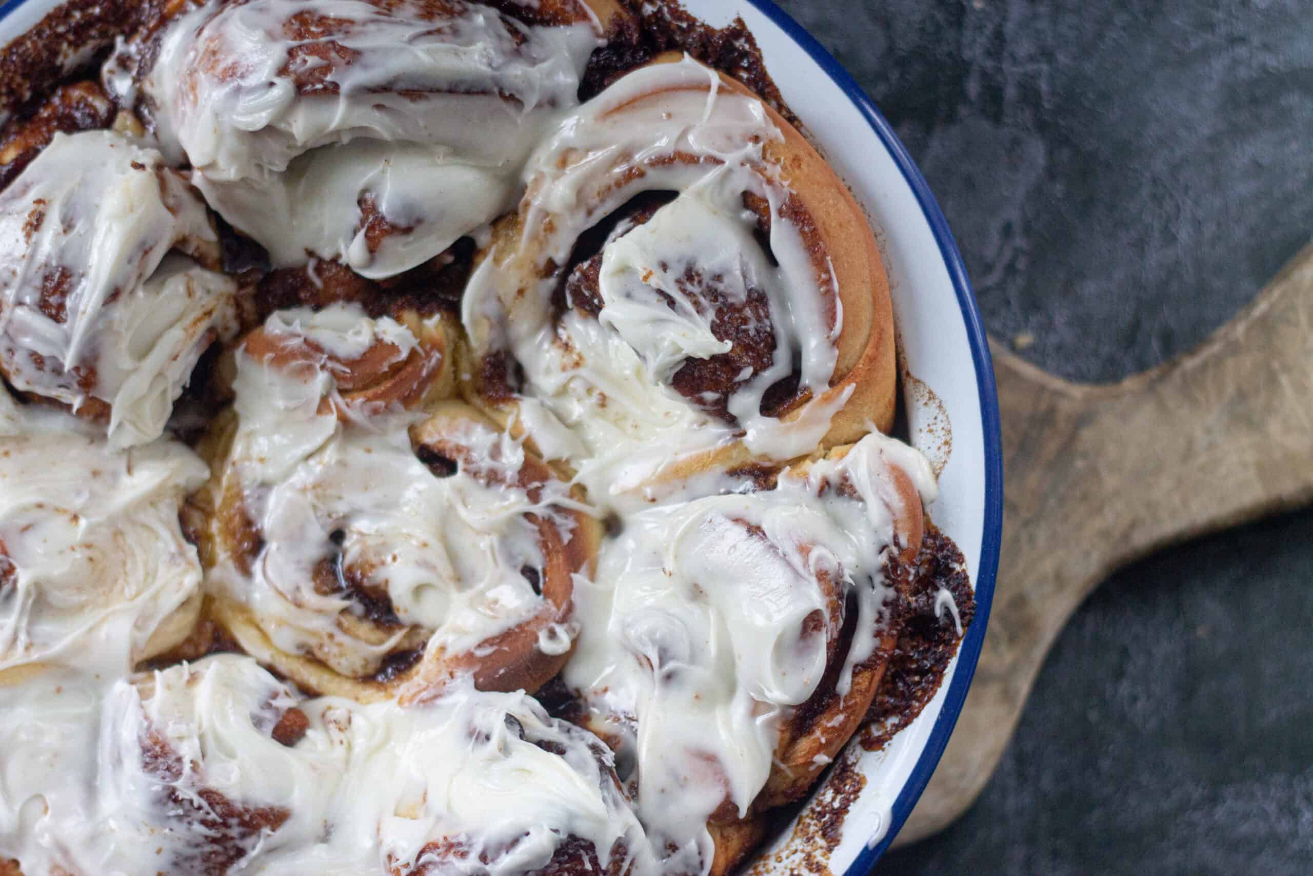 Vegan Cinnabon Copycat Cinnamon Rolls