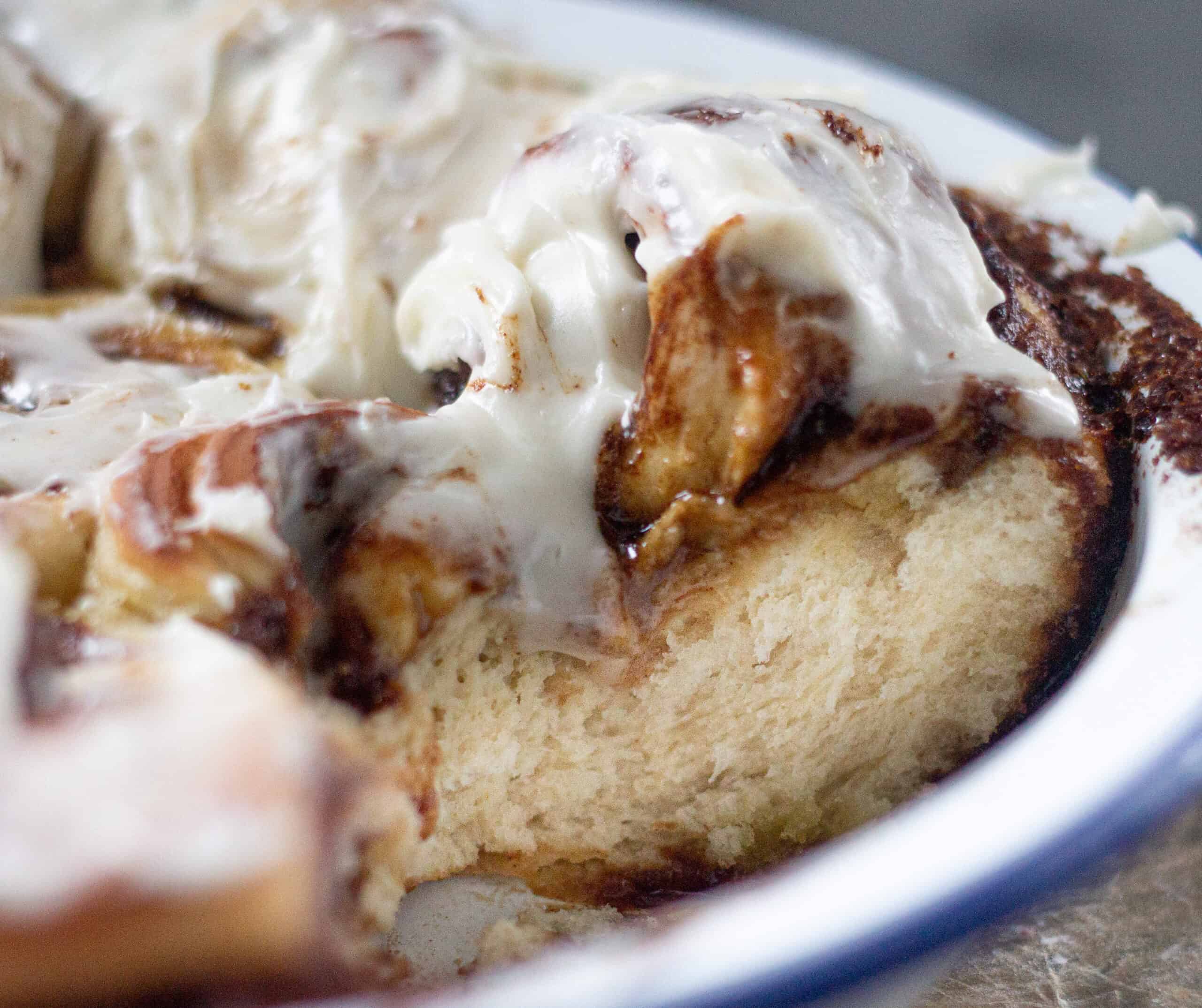 Vegan Cinnabon Copycat Cinnamon Rolls